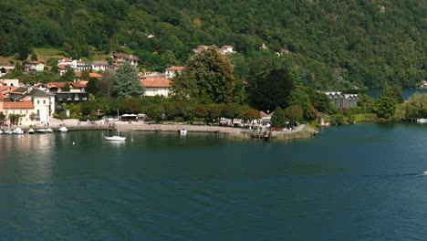 Beautiful-Italian-Pella-town-on-Lake-Orta-in-Piedmont-region-of-Italy