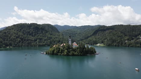island-on-a-lake-with-a-big-church