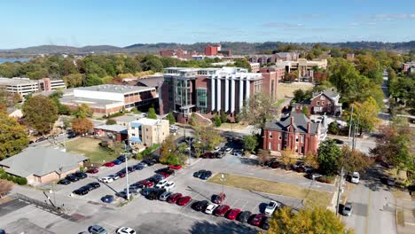 Luftaufnahme-Der-Universität-Von-Tennessee-In-Chattanooga-In-Chattanooga,-Tennessee