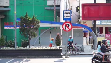 Bus-stop-in-Indonesia