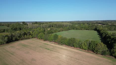 Agricultural-fields-in-late-summer-in-France-in-360-view