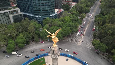 Angel-de-la-independencia-and-bird's-eye-view-paseo-de-la-reforma