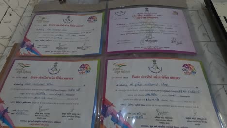View-certificates-won-by-disabled-children-in-Khel-Mahakumbh