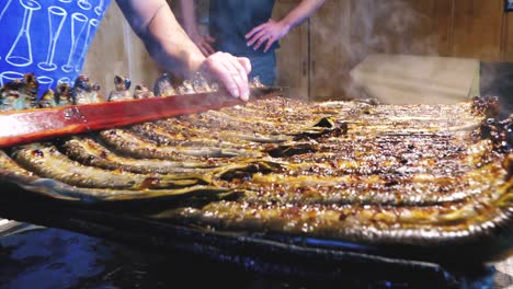 Fried-lampreys-on-a-tray