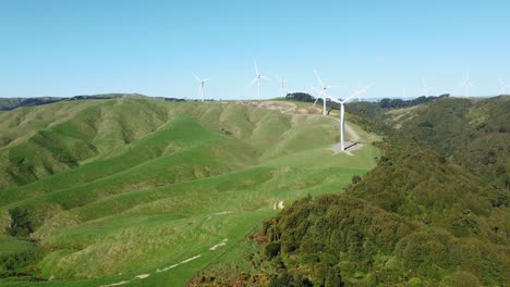 Flying-around-wind-turbines-on-a-wind-farm