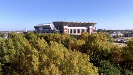 aerial-approach-at-treetop-level-to-bryant-denny-stadium-at-the-university-of-alabama-in-tuscaloosa