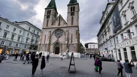 SARAJEVO:-The-Sacred-Heart-Cathedral-stands-tall-as-a-symbol-of-faith-and-beauty