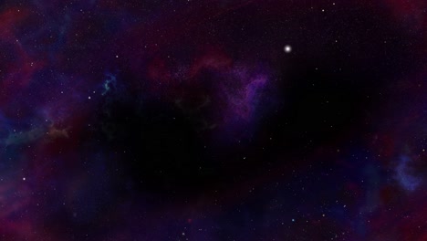 Vista-De-La-Nebulosa-Del-Viaje-Espacial-De-La-Galaxia.