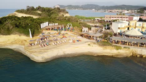 Corfu-island-Canal-D'amour-in-Sidari-area,-with-Famous-Canal-d'Amour