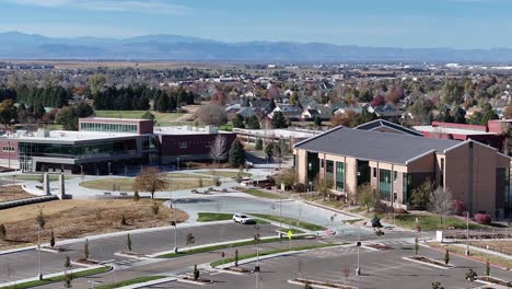 Aims-Community-College-main-campus-drone-dolly-pull