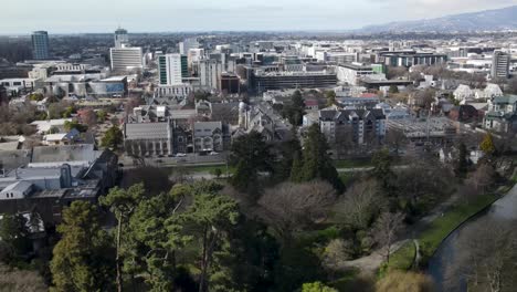 Christchurch-aerial-cityscape