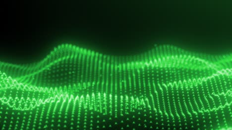 Green-wavy-plane-in-continuous-motion-emitting-glowing-triangle-sub-particles