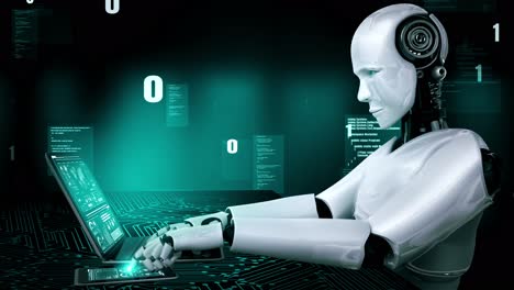 Futuristic-robot-artificial-intelligence-huminoid-AI-programming-coding