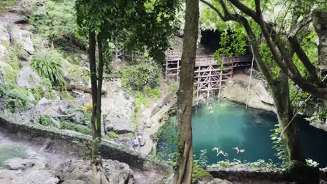 Valladolid-Mexiko-Cenote-Zaci-Panoramablick