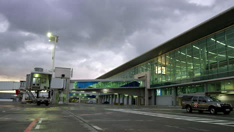 panning-shot-of-airport-rear-view