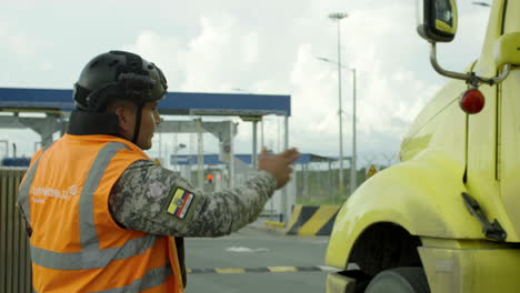 shot-of-security-person-at-customs-entrance