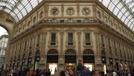 Prada-Shop-in-Galleria-Vittorio-Emanuele-II-with-People-Walking-Around
