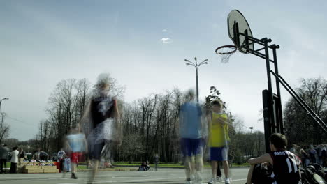 Timelapse-Del-Juego-De-Streetball-1