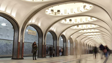 Lapso-De-Tiempo-De-La-Estación-De-Metro