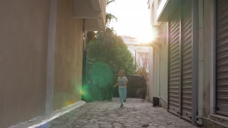 Happy-child-running-in-the-street