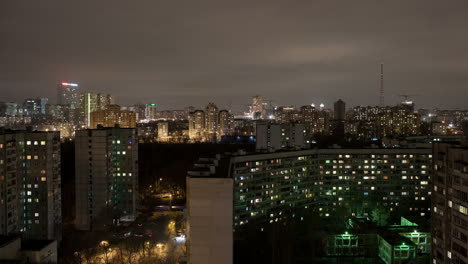 Industrial-city-time-lapse-by-night