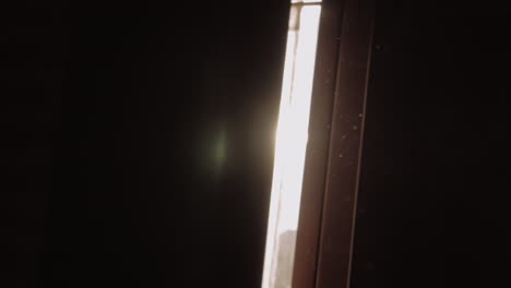 Dust-particles-and-bright-sun-flare-in-the-room