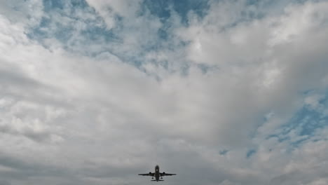Passagierflugzeug-Senkt-Höhe