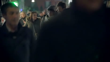 People-Walking-in-the-Evening-Street