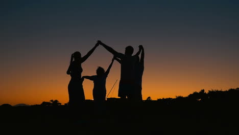 United-family-outdoor-at-sunset