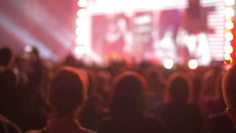 Leute,-Die-Beim-Nächtlichen-Popkonzert-Zurückstehen