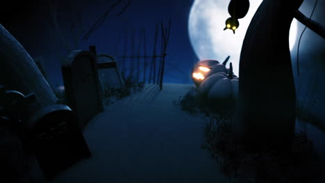 Friedhof-Halloween-Hintergrund