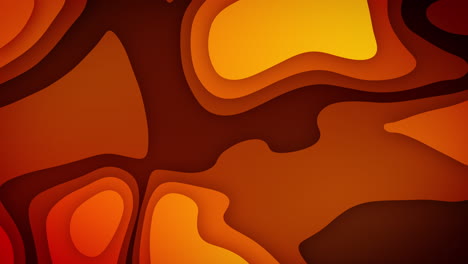 Orange-Flow-Shape-Background