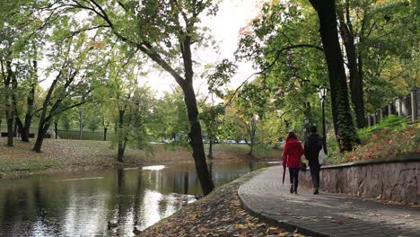 Stadtpark-Im-Zentrum-Von-Riga