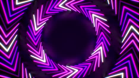 Neonlichter-Pfeil-Vj-Hintergrund