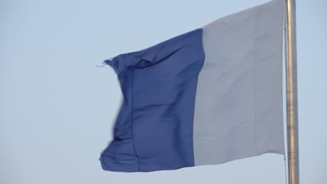 Flag-of-Alicante-in-Spain-fluttering-in-the-wind