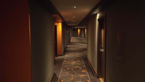 Walking-to-the-hotel-room-through-the-corridor-speed-up