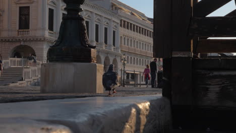 En-El-Paseo-Marítimo-De-Riva-Degli-Schiavoni-En-Venecia-Italia