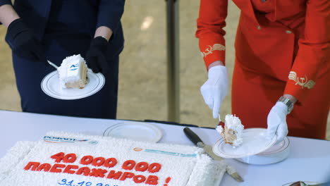 Pastel-De-Celebración-Para-La-Aerolínea-Aeroflot.