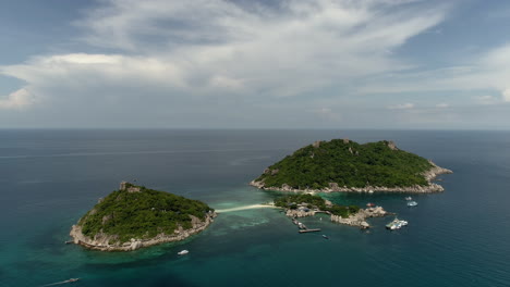 Imágenes-Aéreas-De-4k-De-Una-Isla-Tropical