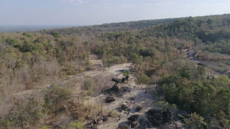 Vista-Aérea-Del-Parque-Histórico-De-Phu-Prabhat