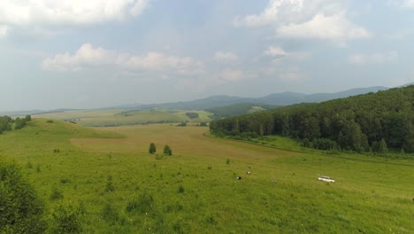 Vista-Aérea-Del-Impresionante-Paisaje-De-Verano