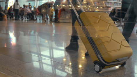 Woman-with-trolley-has-no-need-to-hurry