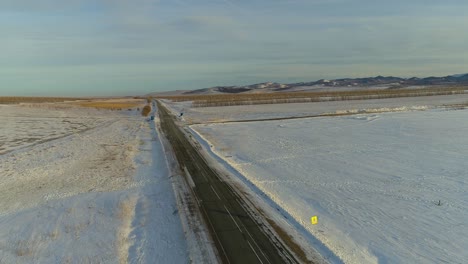 Paisaje-De-Carretera-De-Invierno