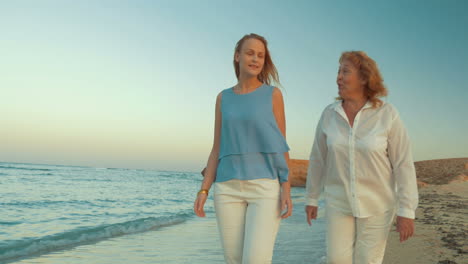 Mother-and-Daughter-Walking-by-the-Sea