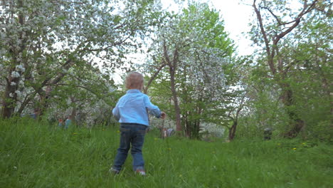 Boy-Walking-in-the-Garden