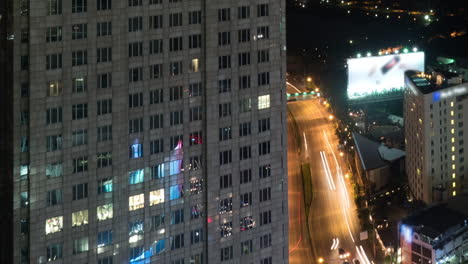 Timelapse-of-night-traffic-in-Bangkok-Thailand