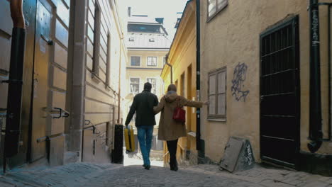 They-making-the-way-along-ancient-cobbled-street