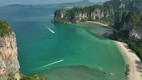 Aerial-view-over-Railay-West-Beach