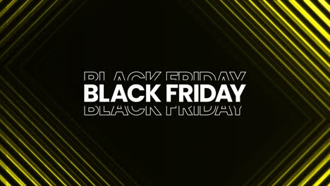 Black-Friday-graphic-element-with-sleek-yellow-neon-lines