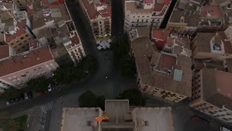 Serranos-Towers-And-Valencia-Panorama-Aerial-View